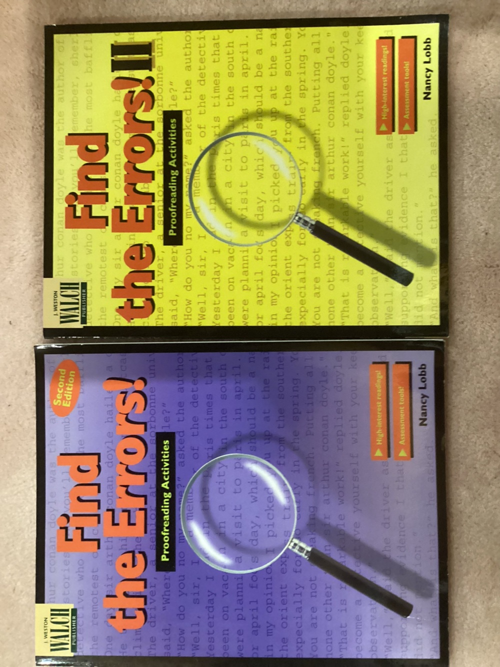 2 Workbook- Finding The Errors vol 1 & 2